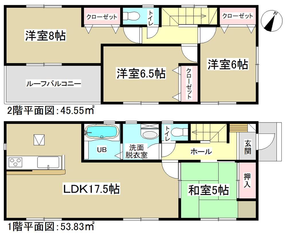 Floor plan. 27,800,000 yen, 4LDK, Land area 169.86 sq m , Building area 99.38 sq m