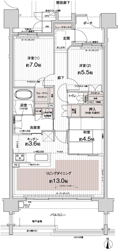 Floor: 3LDK, occupied area: 77.93 sq m, price: 23 million yen ~ 24,300,000 yen