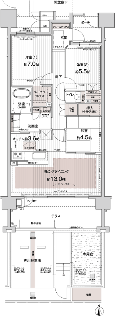 Floor: 3LDK, occupied area: 77.93 sq m, Price: 23.1 million yen