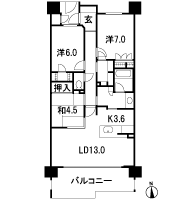 Floor: 3LDK, occupied area: 80.54 sq m, Price: 24,300,000 yen ・ 24,900,000 yen