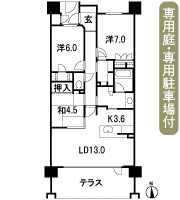 Floor: 3LDK, occupied area: 80.54 sq m, Price: 23.9 million yen