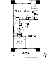 Floor: 3LDK, occupied area: 81.38 sq m, Price: 24,200,000 yen ~ 26,100,000 yen