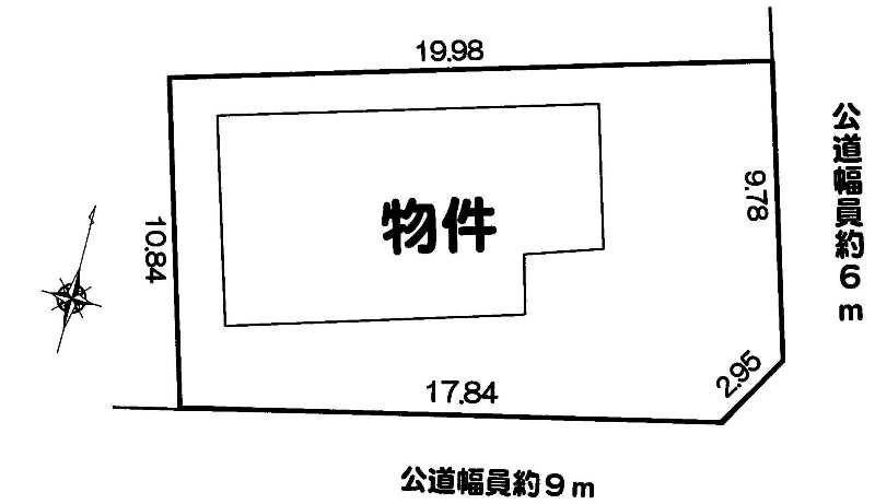 Compartment figure. Land price 18,800,000 yen, Land area 225.27 sq m