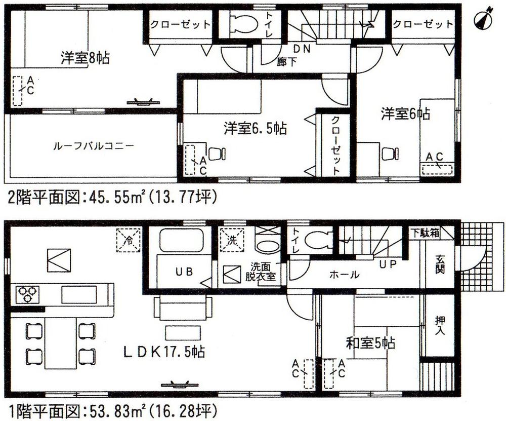 Floor plan. 27,800,000 yen, 4LDK, Land area 169.86 sq m , Building area 99.38 sq m