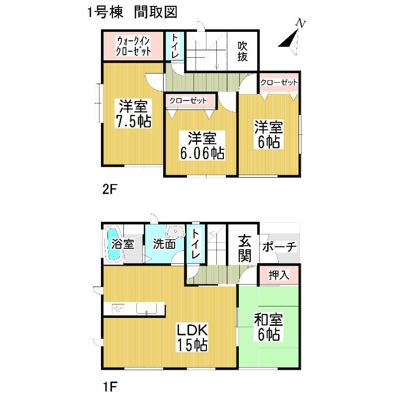 Floor plan. 29,800,000 yen, 4LDK, Land area 191.88 sq m , Building area 99.79 sq m
