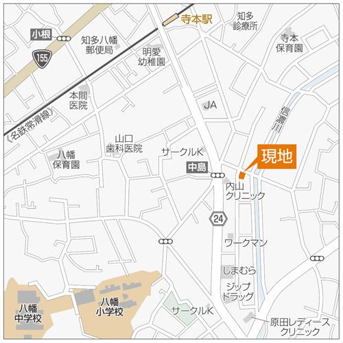 Local guide map. Detail view