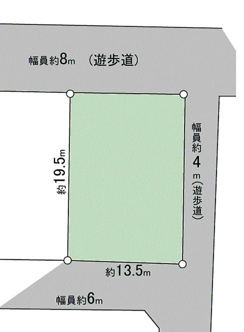Compartment figure. Land price 29,800,000 yen, Land area 276 sq m