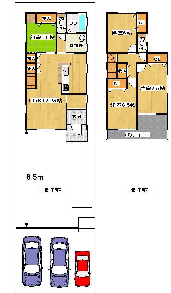 Building plan example (floor plan). It is one of the reference plan example.