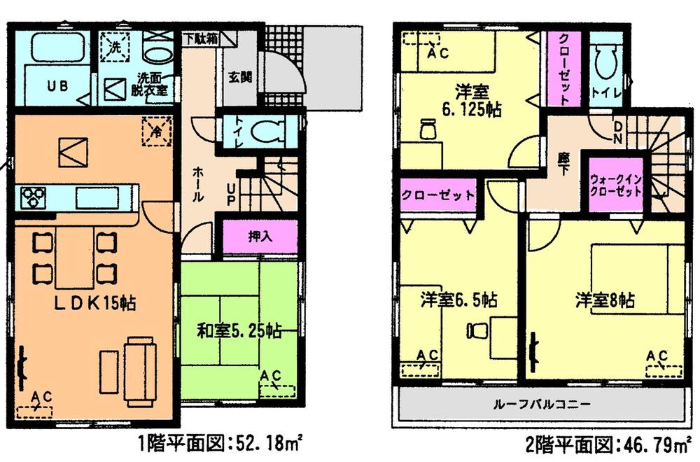 Floor plan. (4 Building), Price 18,800,000 yen, 4LDK, Land area 179.62 sq m , Building area 98.97 sq m