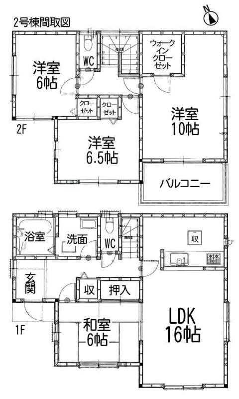 Floor plan. 18,180,000 yen, 4LDK, Land area 160.55 sq m , Building area 104.35 sq m