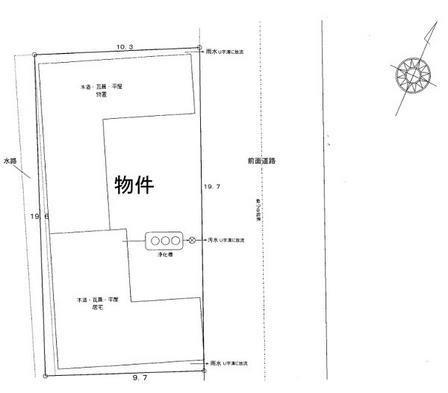 Compartment figure. Land price 8.88 million yen, Land area 195.92 sq m