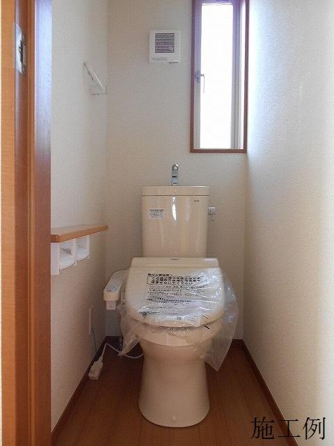 Toilet. Example of construction