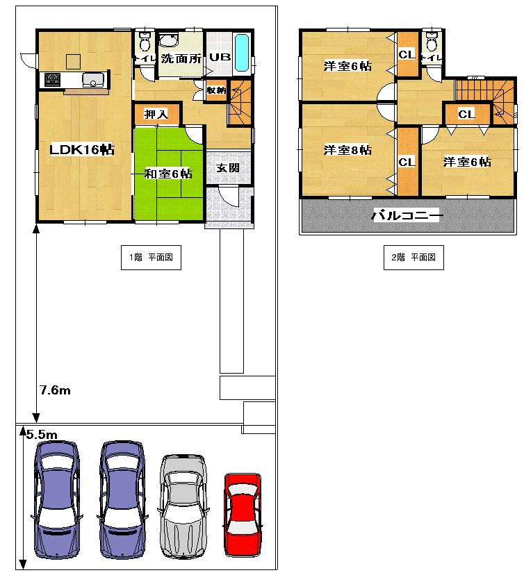 Building plan example (floor plan). It is one of the reference plan.