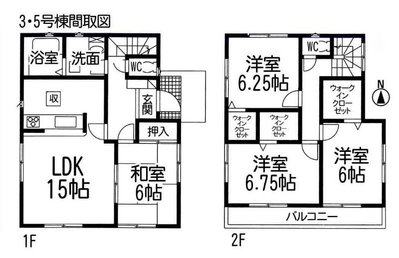Floor plan. 18,800,000 yen, 4LDK, Land area 180.09 sq m , Building area 98.97 sq m