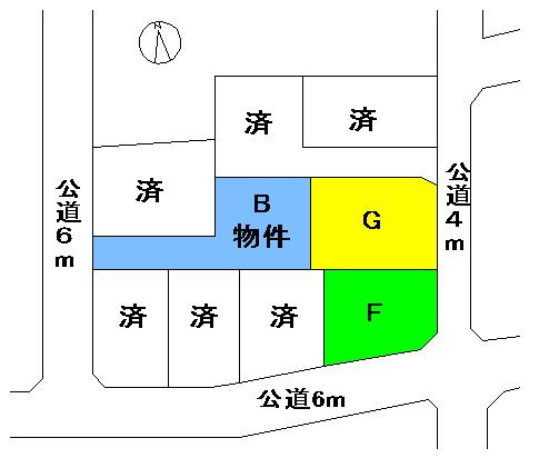 Compartment figure. Land price 7.8 million yen, Land area 165.87 sq m G and F are also currently on sale. We look forward to feel free to contact us.