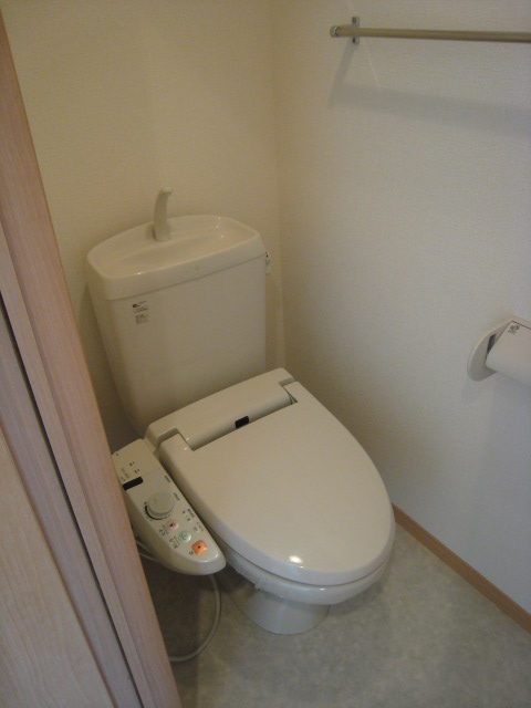 Toilet. With warm water washing toilet seat