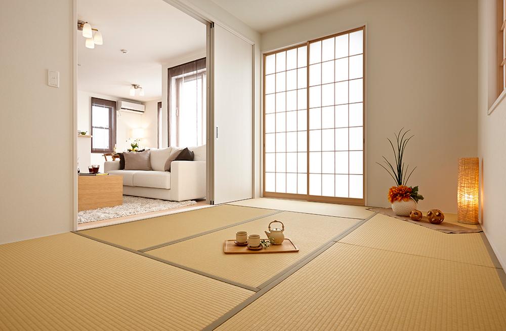 Non-living room. About 6 Pledge of Japanese-style room, which can also be used as Tsuzukiai of the living / 2013 October shooting