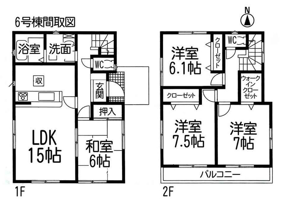 Floor plan. 21.3 million yen, 4LDK, Land area 180.09 sq m , Building area 99.79 sq m