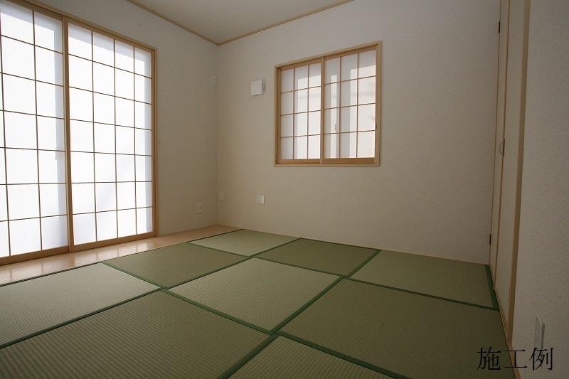 Non-living room. Example of construction