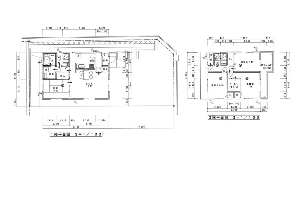 Floor plan. Price 20,699,000 yen, 4LDK+S, Land area 179.07 sq m , Building area 105.99 sq m