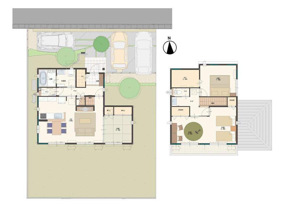 Floor plan. (11-2), Price 39,600,000 yen, 4LDK+S, Land area 219.29 sq m , Building area 110.55 sq m