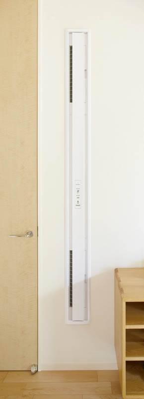 Cooling and heating ・ Air conditioning. By the "ECO NAVI" function, Reduce the heat loss while maintaining the comfort, It saves the cost and heating and cooling costs for ventilation system.