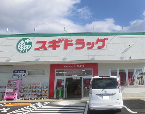 Drug store. 1739m until cedar drag Taketoyo shop