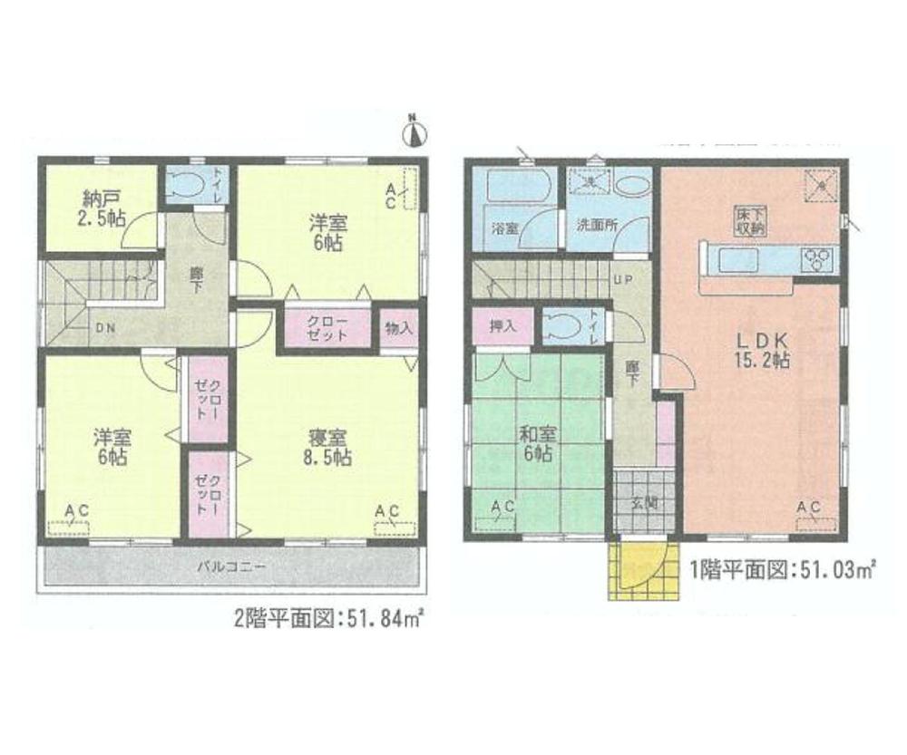 Floor plan. 22,900,000 yen, 4LDK + S (storeroom), Land area 146.97 sq m , Building area 102.87 sq m