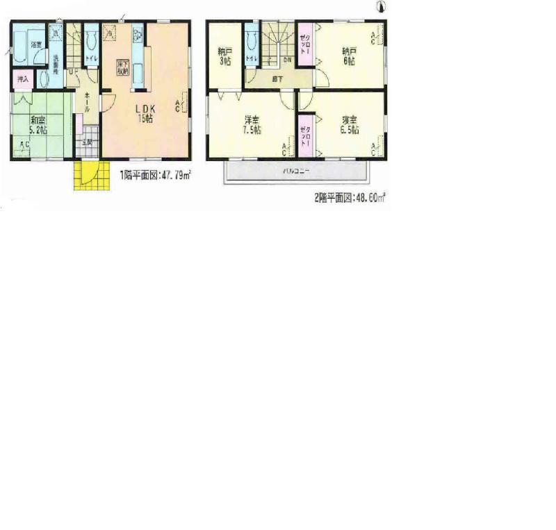 Floor plan. 19.9 million yen, 3LDK+S, Land area 128.13 sq m , Building area 100.03 sq m 2 Building Floor