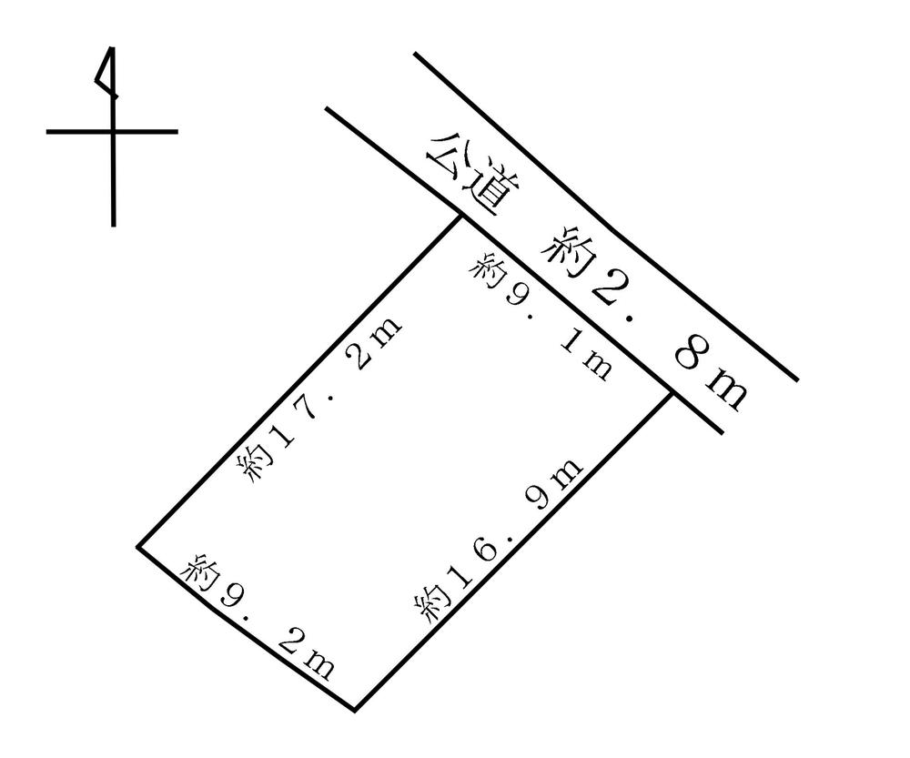Compartment figure. Land price 9,376,000 yen, Land area 155 sq m