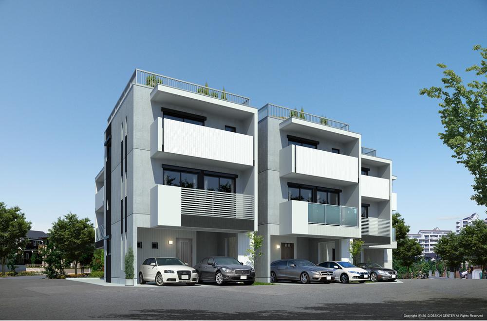 Panoramic view from the southwest side