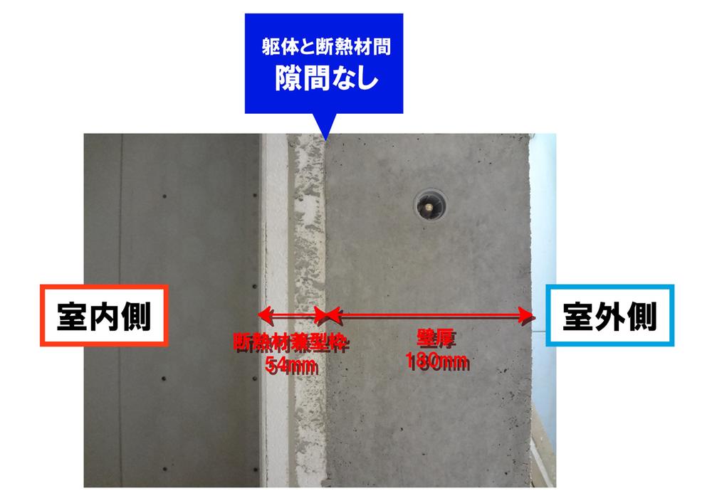 Construction ・ Construction method ・ specification. High air-tight for the inside of the concrete heat storage material is heat-insulating material to continuously cover ・ Thermal insulation performance will be exhibited. Thermal insulation material is a material called EPS (expandable poly es Len form), Without degradation almost even after the lapse of more than 50 years, Persist its performance. 