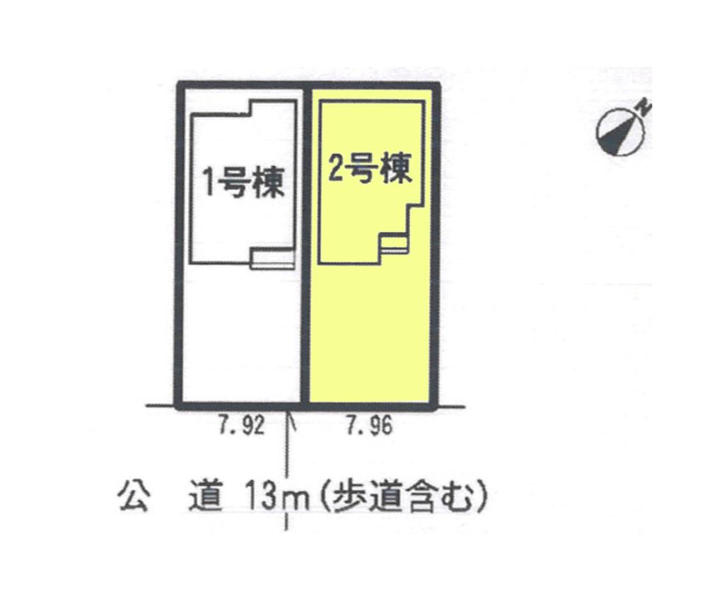 Compartment figure. 23.8 million yen, 4LDK, Land area 159.55 sq m , Building area 106 sq m