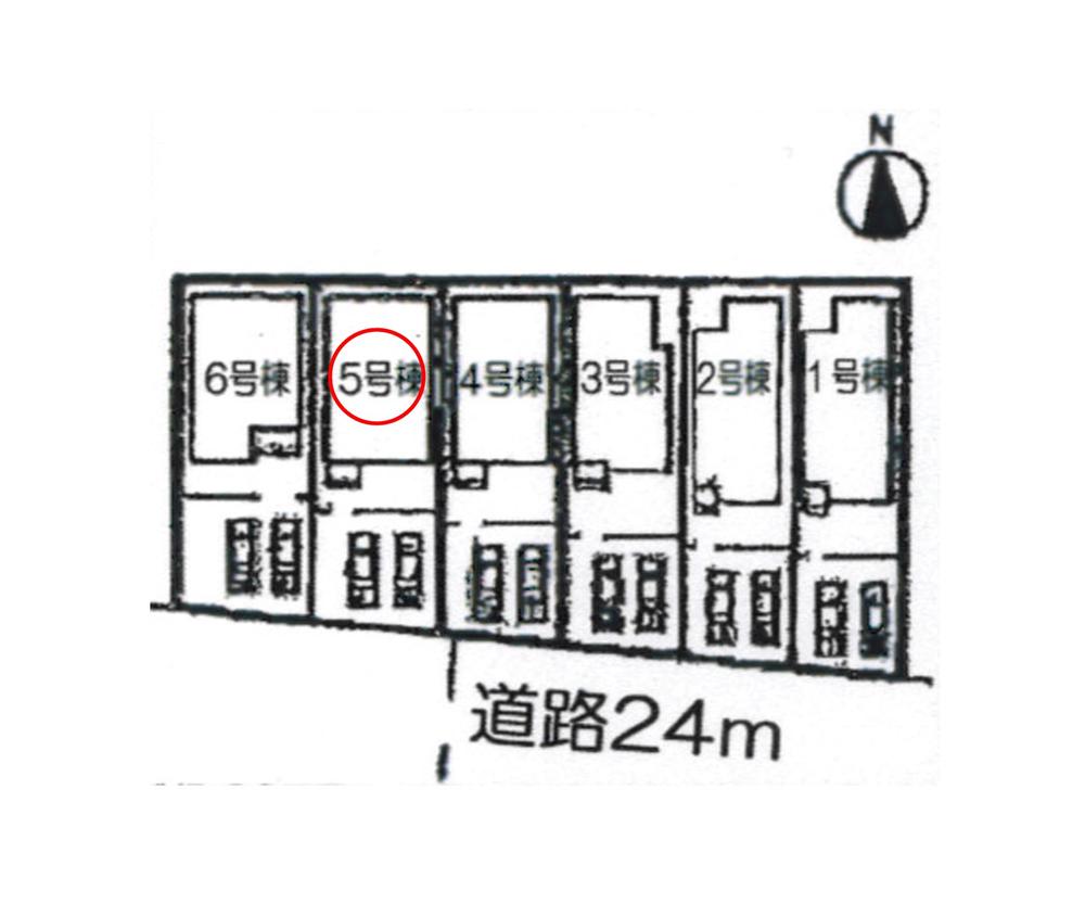 Compartment figure. 24,800,000 yen, 4LDK, Land area 133.66 sq m , Building area 98.01 sq m