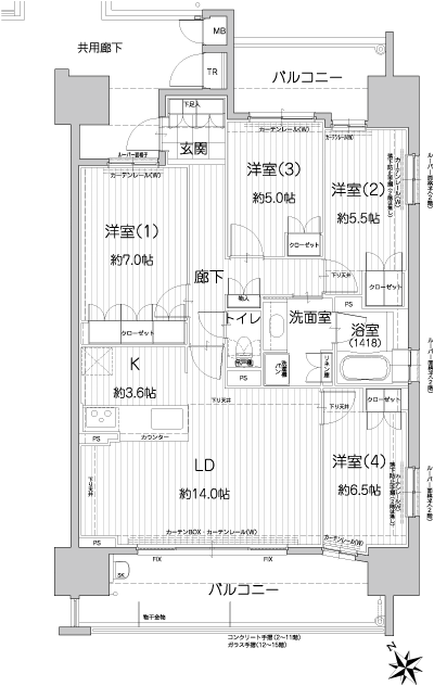 Floor: 4LDK, occupied area: 90.96 sq m, Price: 30,200,000 yen ~ 31,800,000 yen