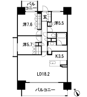 Floor: 3LDK, occupied area: 87.36 sq m, price: 29 million yen ~ 31,600,000 yen