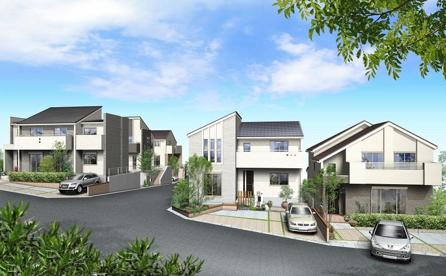 Rendering (appearance). Rendering (A Building ~ Building C ・ M Building ・ N Building)