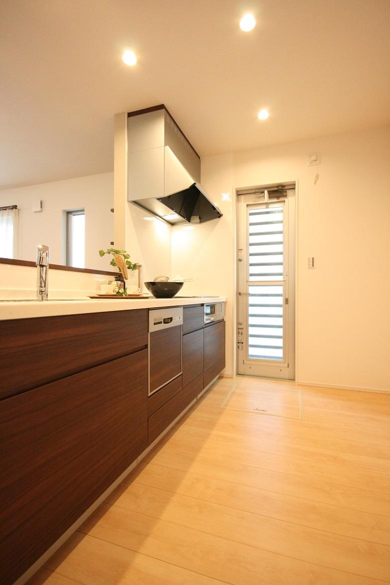 Kitchen. Building D model house: the kitchen