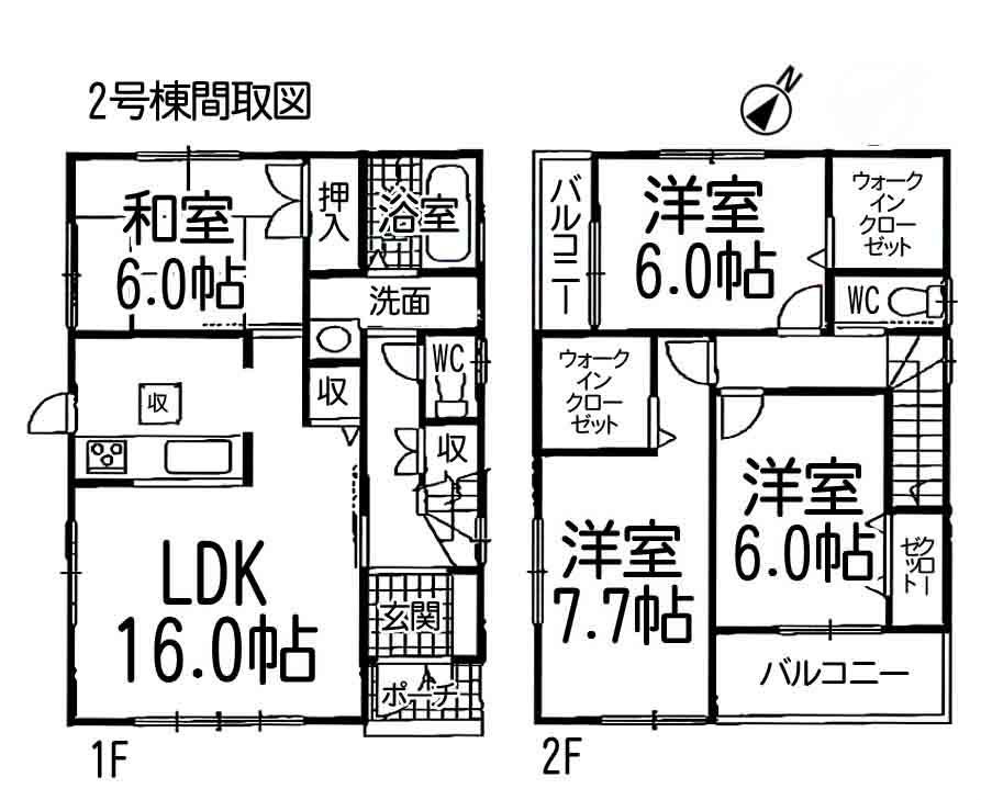 Floor plan. 31,800,000 yen, 4LDK, Land area 132.33 sq m , Building area 99.22 sq m