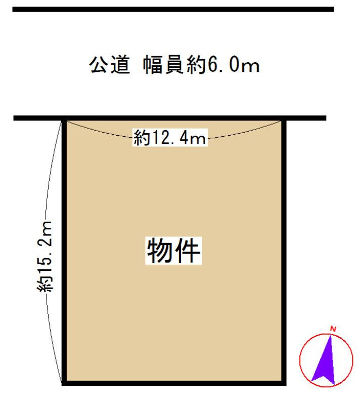 Compartment figure. Land price 14.8 million yen, Land area 190.45 sq m