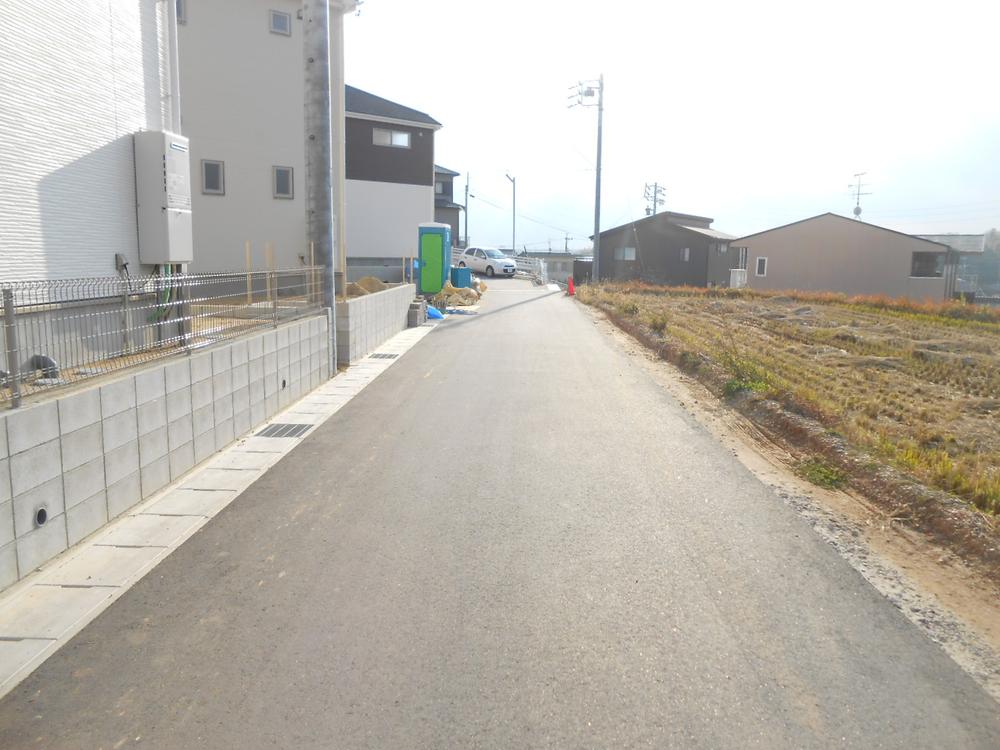 Local photos, including front road. Frontal road West 4m