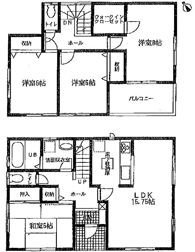Floor plan. 21,800,000 yen, 4LDK, Land area 194.9 sq m , Building area 103.52 sq m