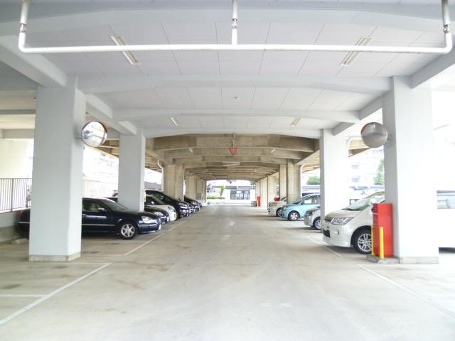 Parking lot. Common areas