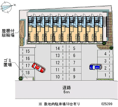 Parking lot. Parking arrangement plan