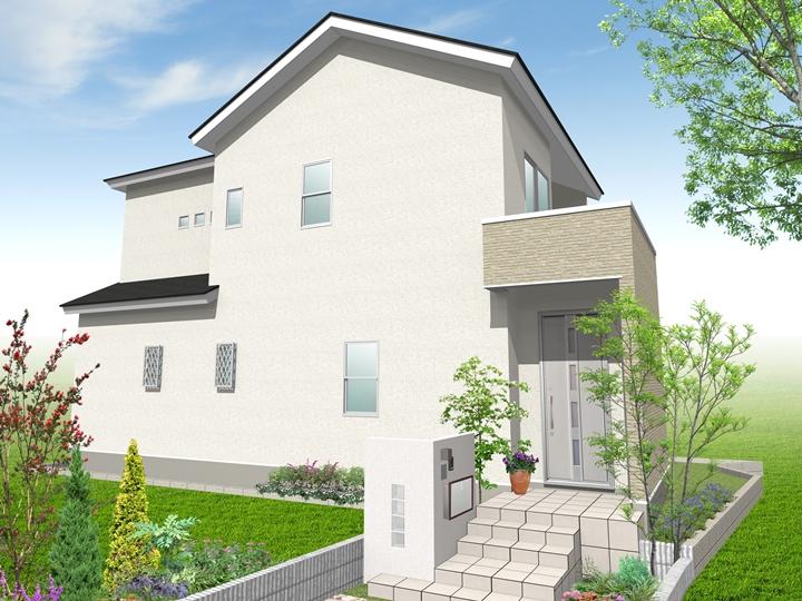 Rendering (appearance). (1 Building) completed image view