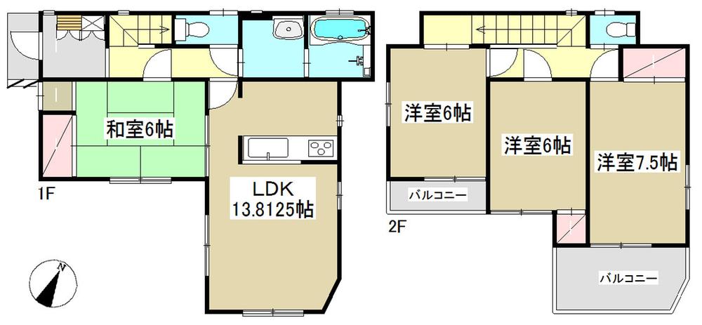 Floor plan. (12 Building), Price 17.4 million yen, 4LDK, Land area 120.11 sq m , Building area 95.32 sq m