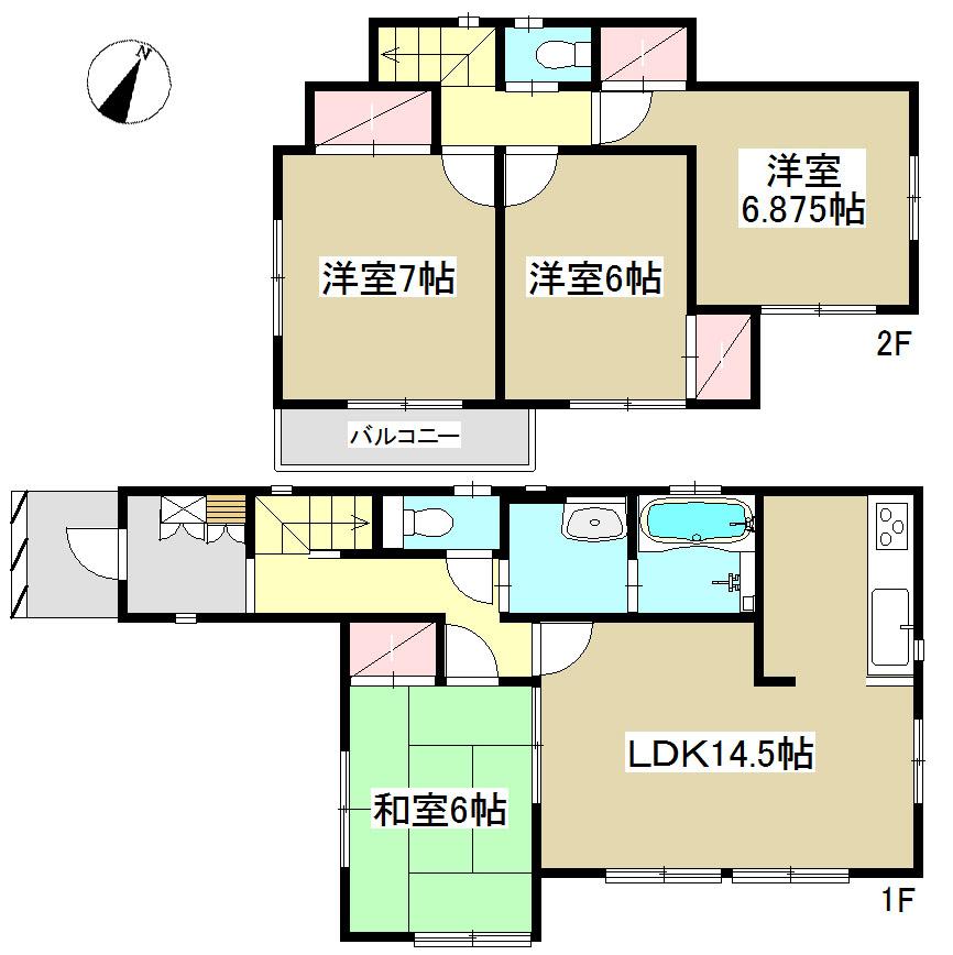 Floor plan. (16 Building), Price 16.4 million yen, 4LDK, Land area 120.16 sq m , Building area 95.01 sq m