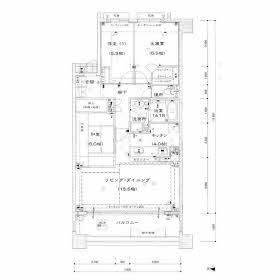 Floor plan. 3LDK, Price 17.5 million yen, Footprint 82.5 sq m , Balcony area 12.95 sq m