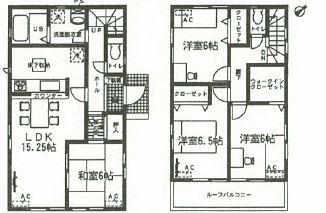 Floor plan. (1 Building), Price 19.9 million yen, 4LDK, Land area 167.89 sq m , Building area 96.9 sq m