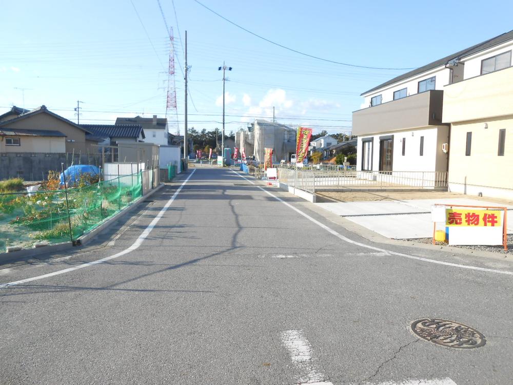 Local photos, including front road. Frontal road Southwest side 6m